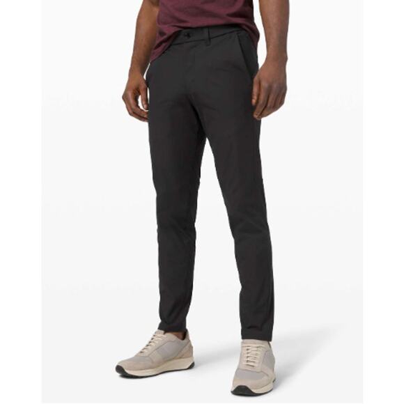 Lululemon Commission Pant Slim Warpstreme Black Size 30 Men's